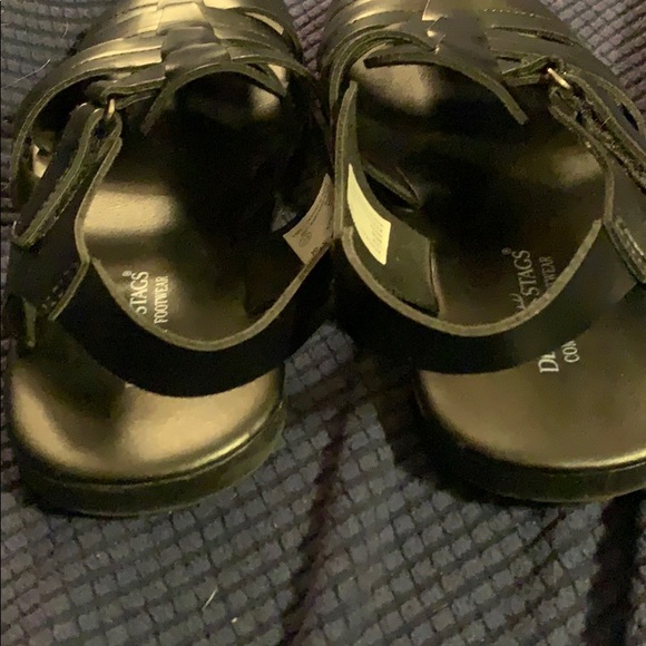 Womens Size 4 Black Sandals: Deer Stags - Picture 2 of 6